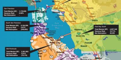 Mapa ng bay area real estate