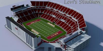 Levi ' s stadium 3d na mapa