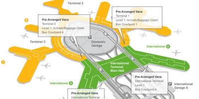 Mapa ng San Francisco airport bagahe claim