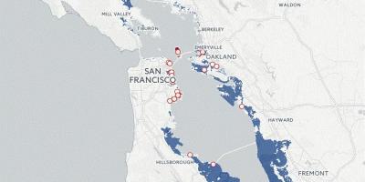 Mapa ng San Francisco baha
