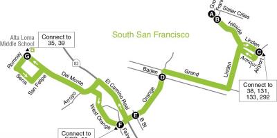 Mapa ng San Francisco elementarya paaralan