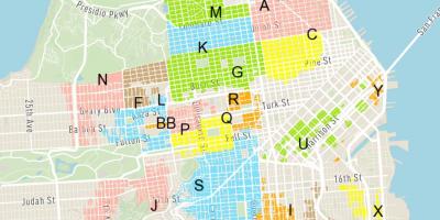 Libreng street parking San Francisco mapa