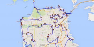 Mapa ng San Francisco pokemon