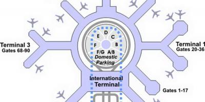 Mapa ng SFO terminal g