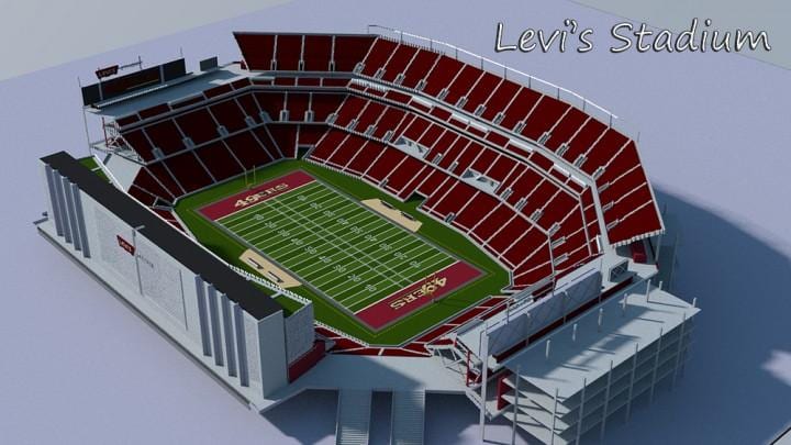 levi ' s stadium 3d na mapa