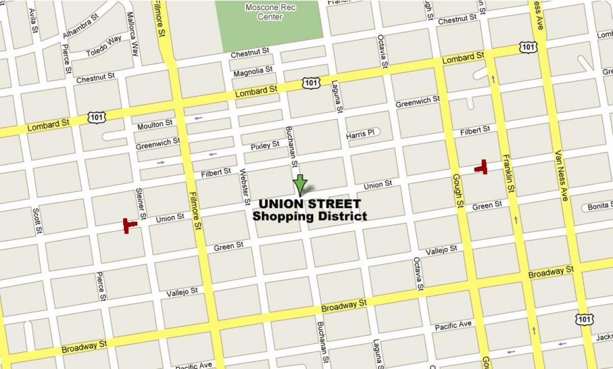 Mapa ng shop San Francisco