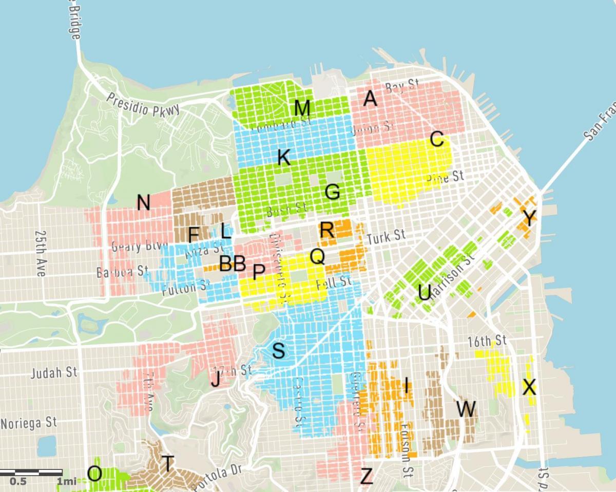 libreng street parking San Francisco mapa