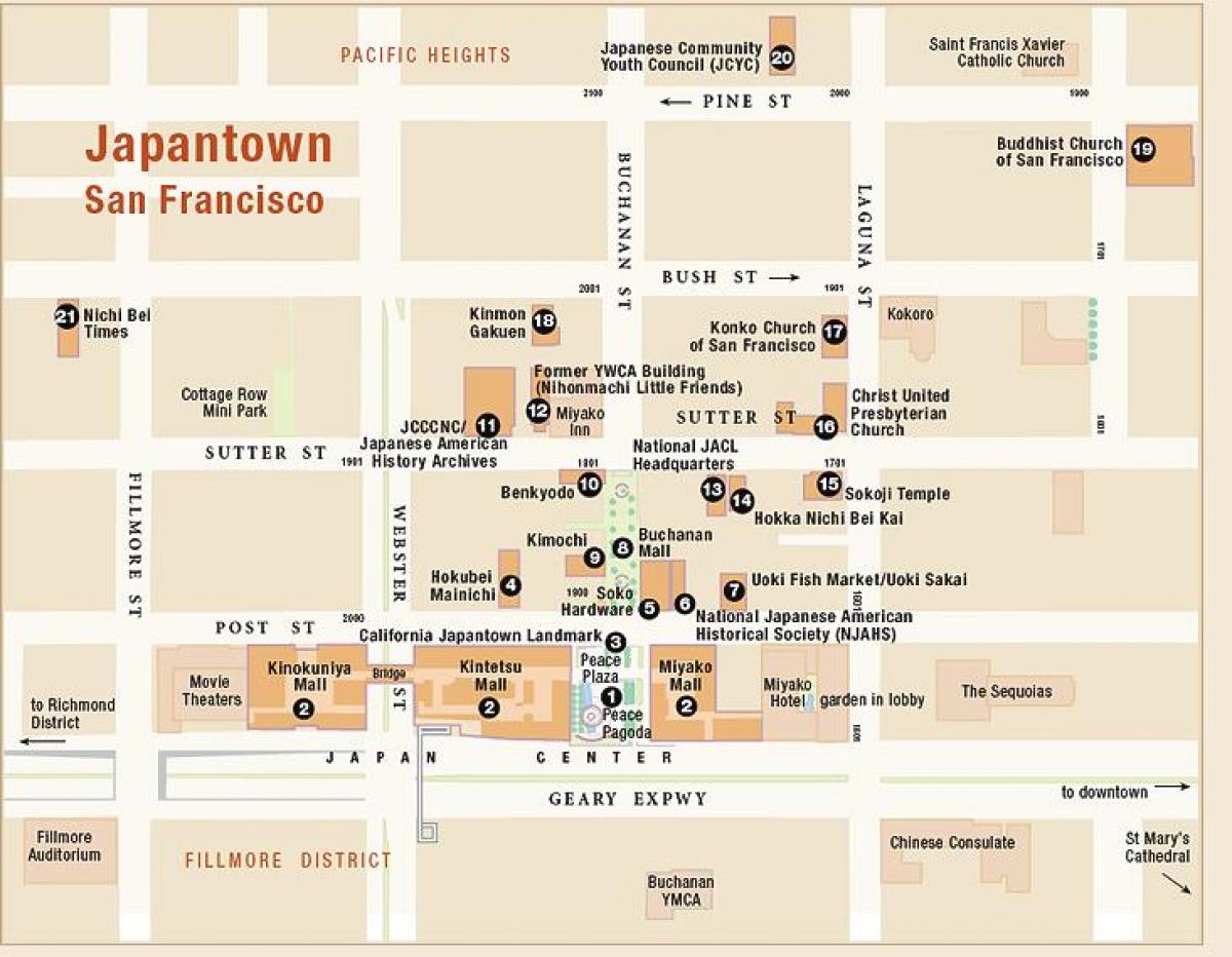Mapa ng san francisco San Francisco