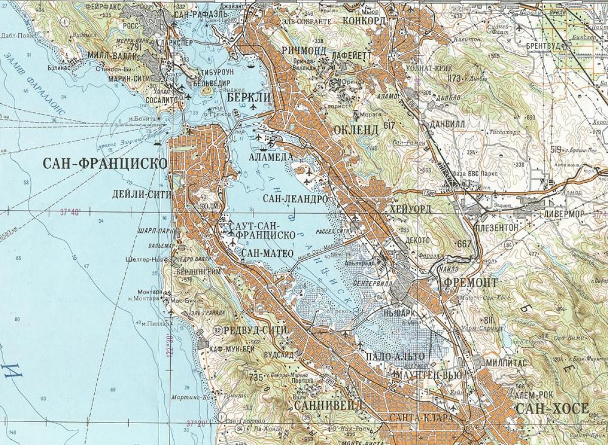 Mapa ng sobiyet San Francisco