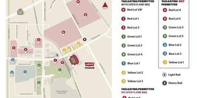 Levi ' s stadium sa pasukan ng mapa