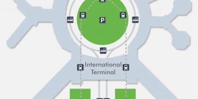 Mapa ng SFO airport terminal 1